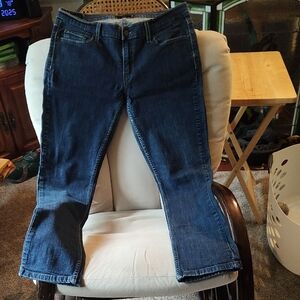 Levi's Too Super low 524 Dark Blue Straight Leg Jeans